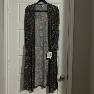 NWT LuLaRoe Sarah x-small multi color long cardigan